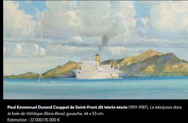 Marin-marie,peintre Officiel De La Marine,durant-couppel-de Saint-front