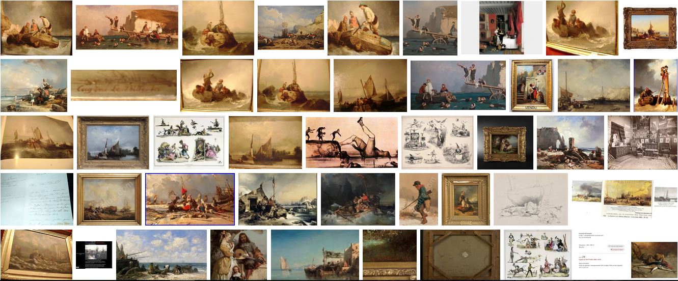 le-poittevin eugene,peintre officiel de la marine,poidevin eugene ...