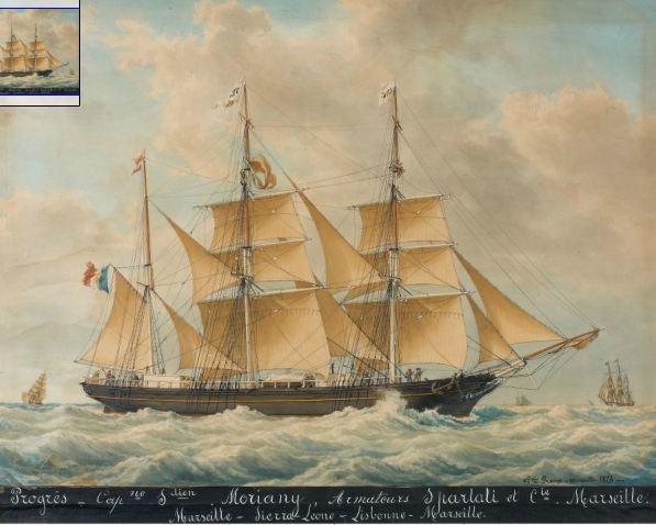 Roux joseph,peintre officiel de la marine,antoine Roux, aquarelles ...